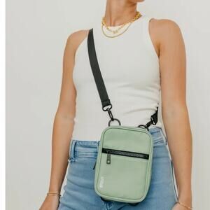 Brixley Mini Crossbody Sling Bag Sage Green NWOT